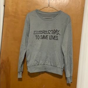 Greys anatomy sweater